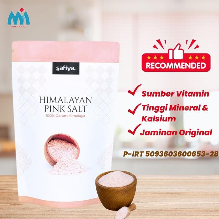 

New Garam Himalaya 1 Kg Safiya Pink Salt Himalayan salt Garam Himalaya Penyedap Rasa