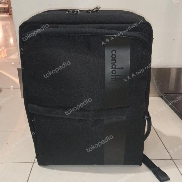 New Arrival tas ransel / backpack Condotti original authentic hitam