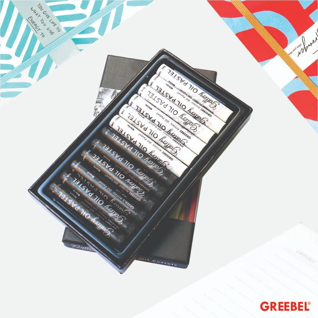 

EBEL Crayon Hitam Putih / Pastel / Crayon / Crayon Set / ebelArtist Pastel 12C B&W