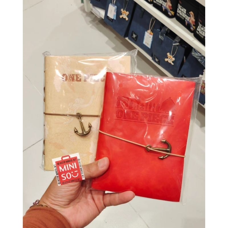 

x ONEPIECE Buku Gambar / Wirebound B6 Book with band ONEPIECE Collection (80 Sheets) RED / CREAMY