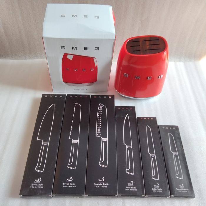 SmegS Block Set Of 6 Set Smeg