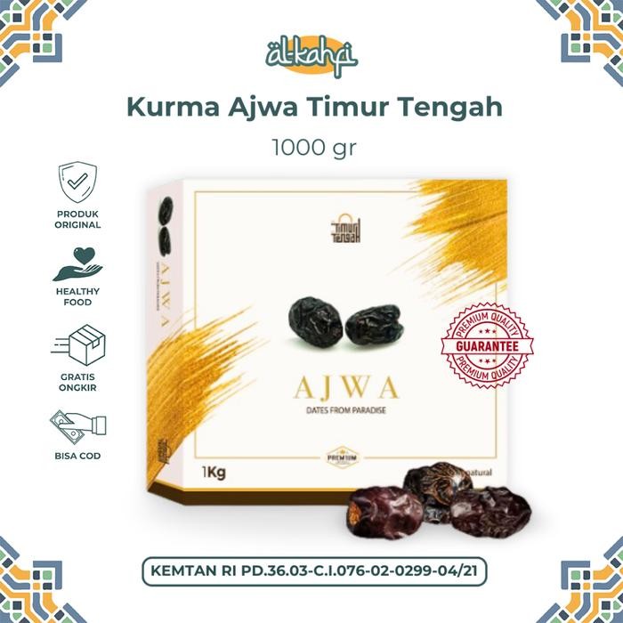 

Peno_Hay Kurma Ajwa 1 Kg Timur Tengah Premium Quality Dates