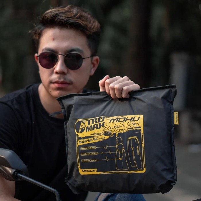 JAS HUJAN TROMAX MOHU SERIES / RAINCOAT RIDDING SAMAGAHA PVC / JAS