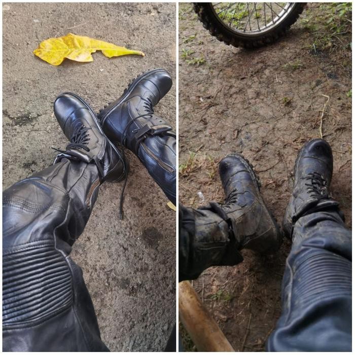 Celana Motor Wearpack Touring Kulit Asli Eropa - Kualitas Premium preloved