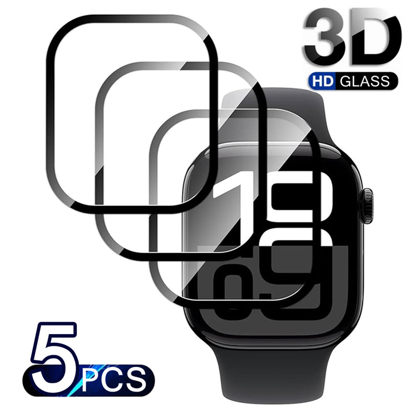 For iWatch Series 10 42MM 46MM 49MM Full 3D Curved Screen Protector PMMA ProtectIve Soft Film Not Gl