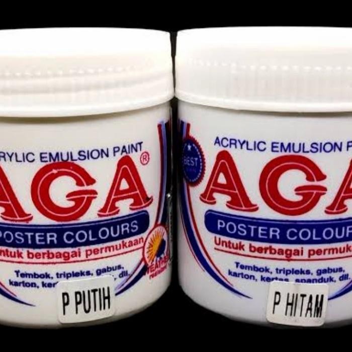 

TERBARU! Cat poster aga 100 cc hitam dan putih