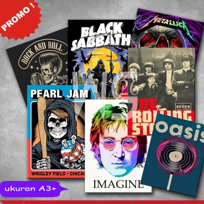 

HOT SALE! POSTER CUSTOM A3+/CETAK POSTER BAND PROMO MURAH