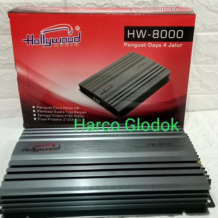Power Hollywood HW-8000 power 4 Chanel HOLLYWOOD HW-8000 Mosfet