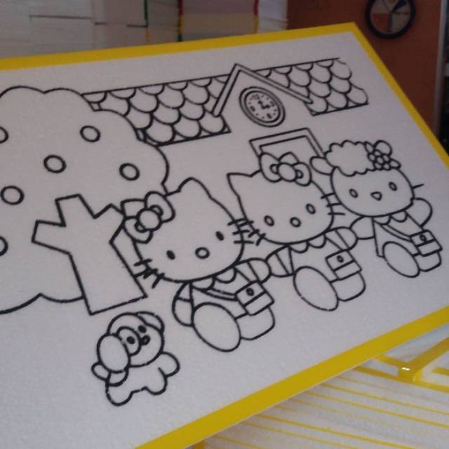 

Sturofoam lukis ada list ukuran 33x50x1cm ISI 50 LEMBAR