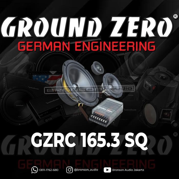 Speaker ground zero 3way Radioactive GZRC 165.3 SQ