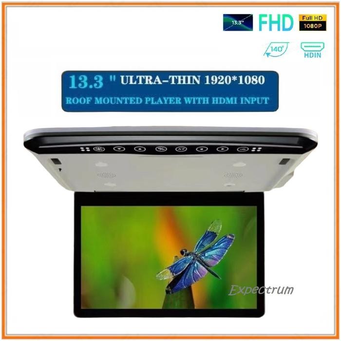 Tv plafon / Roof 13.3" IPS SCREEN FULL HD 1080P. USB, MMC, HDMI
