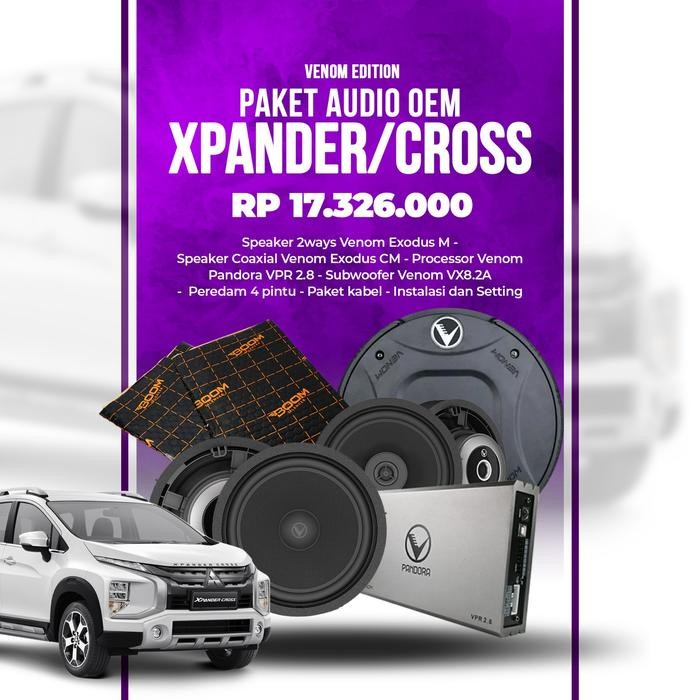 Venom Paket Audio OEM Mitsubishi Xpander / Xpander Cross