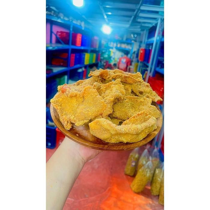 

Kulit Ayam Original 1Kg Keripik Kulit Ayam Crispy Pedas Dan Original Food Snacks Kripik