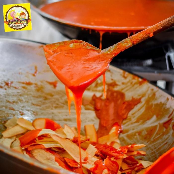 

Shirley Keripik Singkong Balado Pedas 250 Gram - Duo Bocil Snack