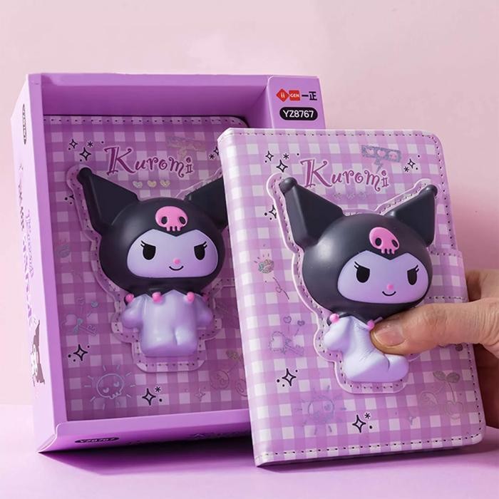 

BUKU DIARY SQUISHY BOOK KAWAI NOTEBOOK SANRIO AGENDA KUROMI CINNAMO PAPER STATIONERY