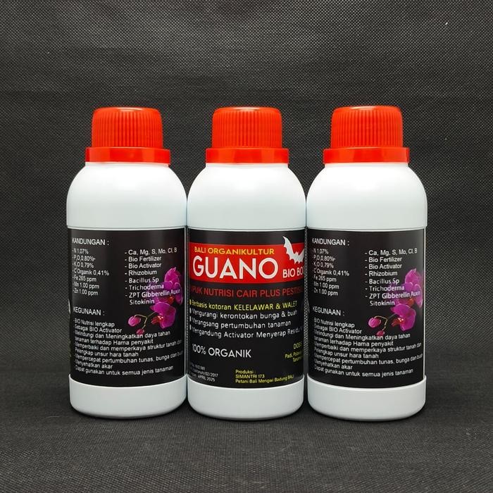 Evergreeeen Pupuk Organik Cair Guano Bio Booster 250Ml Poc Kotoran Kelelawar&Walet