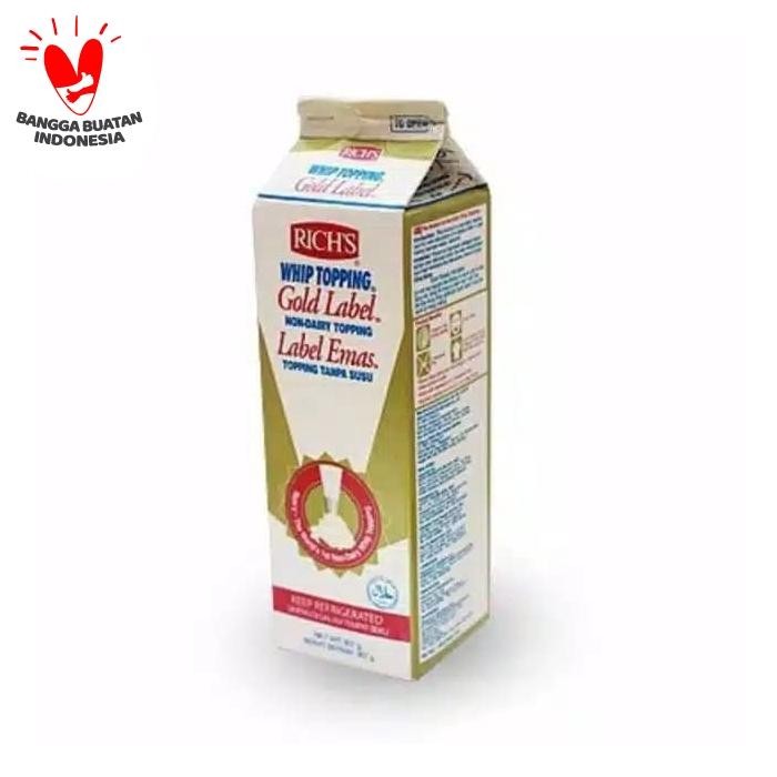 

BARANG TERLARIS Richs Gold Label Whip Topping 900ml