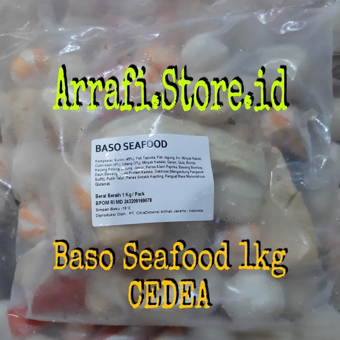 

BARANG TERLARIS Baso Seafood CEDEA 1kg Mix Seafood Steamboat 1 kg grill shabu shabu