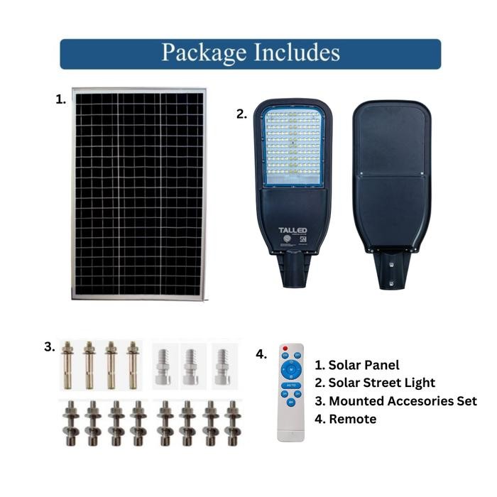 LAMPU JALAN PJU SOLAR CELL TENAGA SURYA TALLED 2 IN 1 LED BY Samsung