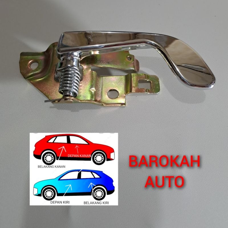 bukaan handle pintu dalam mobil kuda chrome