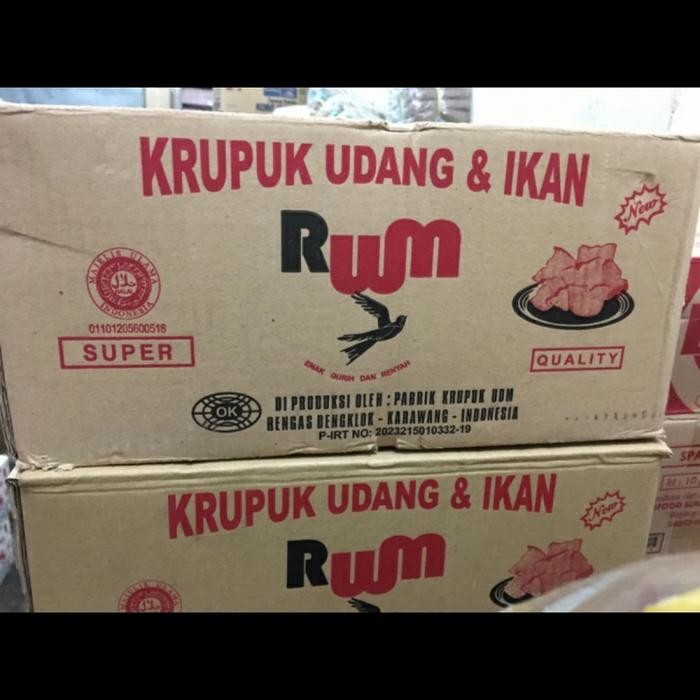 

terbaru !!! kerupuk udang gondang walet super 1 dus isi 6 kg (grab&gojek only) ready
