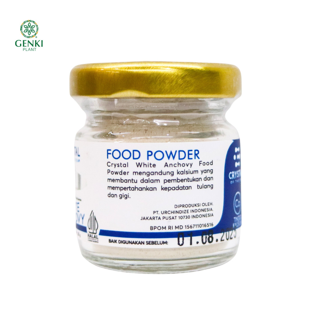

Crystal of the Sea White Anchovy Powder / Bubuk Ikan Teri Nasi - 20 g