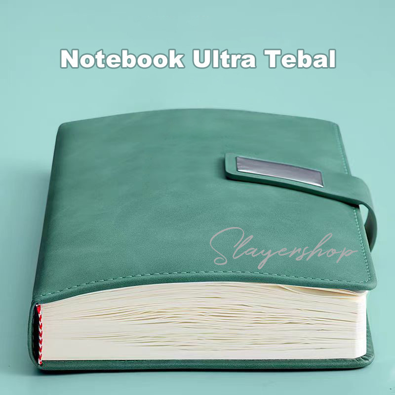 

240 halaman Buku catatan kerja cover kulit sintetis pum magnet kertas A5 Notebooks magnetic agenda