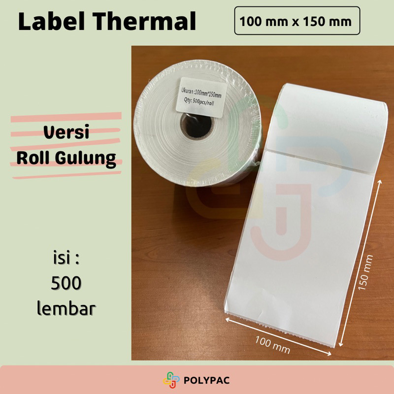 

Label Sticker Bare Resi [100x 150] - Kertas Printer Tesi Termal