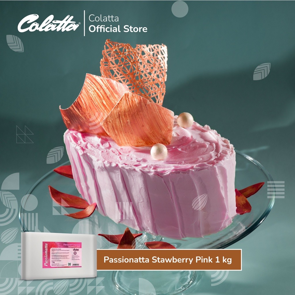 

Colatta Passionatta Chocolate Stawberry Pink - Coklat Strawberry Batang 1Kg