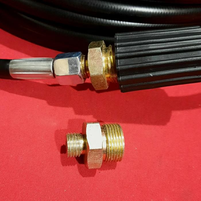 Sambungan selang steam jet cleaner