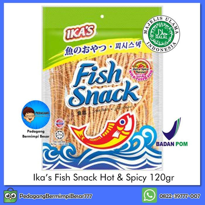 

Promo Terbatas Ikas Fish Snack Hot & Spicy 120Gr Snack Lidi Ikan Snack Malaysia