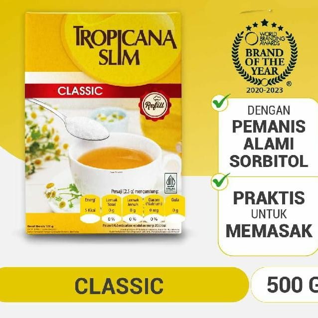 

Gula tropicana slim classic 500 gr