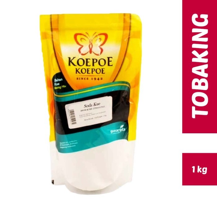 

Promo Terbatas Soda Kue Koepoe 1Kg Baking Soda Kupu Pengembang Kue