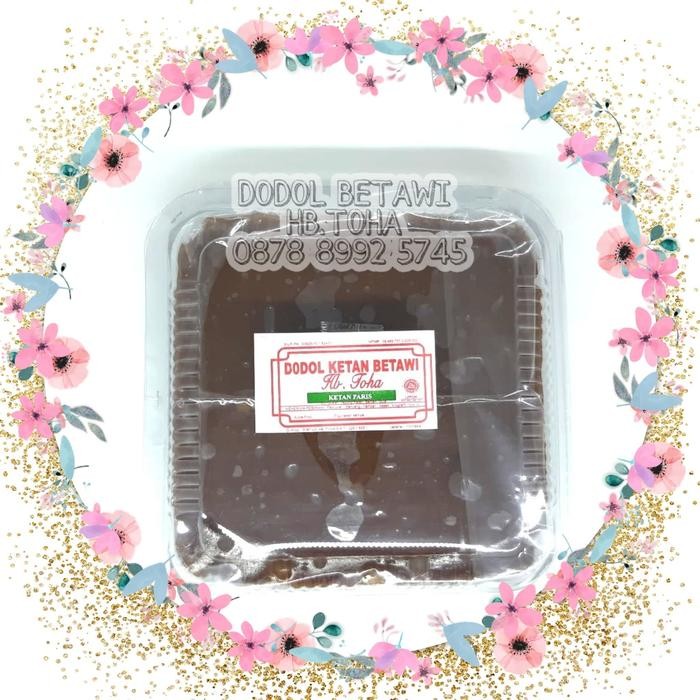 

DODOL BETAWI ASLI KETAN PARIS - HB TOHA OLEH OLEH KHAS JAKARTA (MIKA BOX 20CM X 20CM 2KG)