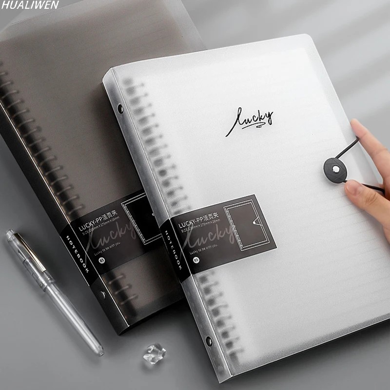 

Diary 2023 A4 A5 B5 Transparent Loose Leaf Binder Notebook Inner Core Cover Note Book Journal