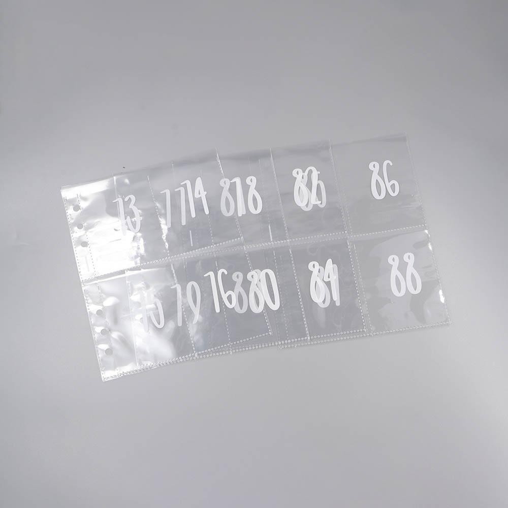 

Album Accessories Transparent A5 Binder Sleeves Square Durable Binder Refill Inner Sleeves Pp Photo
