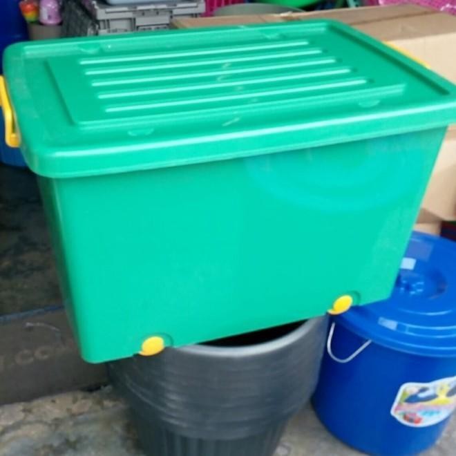 KirimcepatBoz- Box Container 95 Liter Lg Warna Sinplas Mirip Shinpo Ezy Rak Kontainer