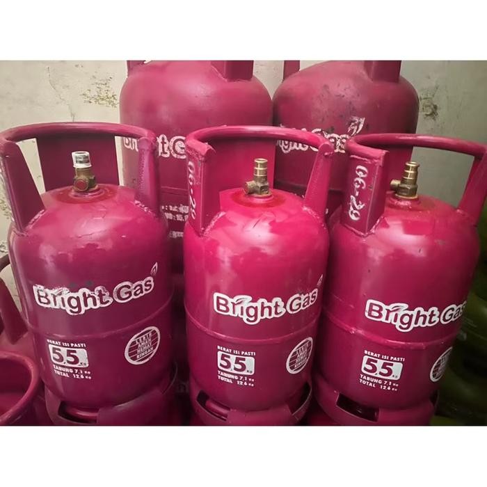 terbaru  tabung gas 5,5kg / tabung gas + isi full 5,5kg / tabung bright gas ready