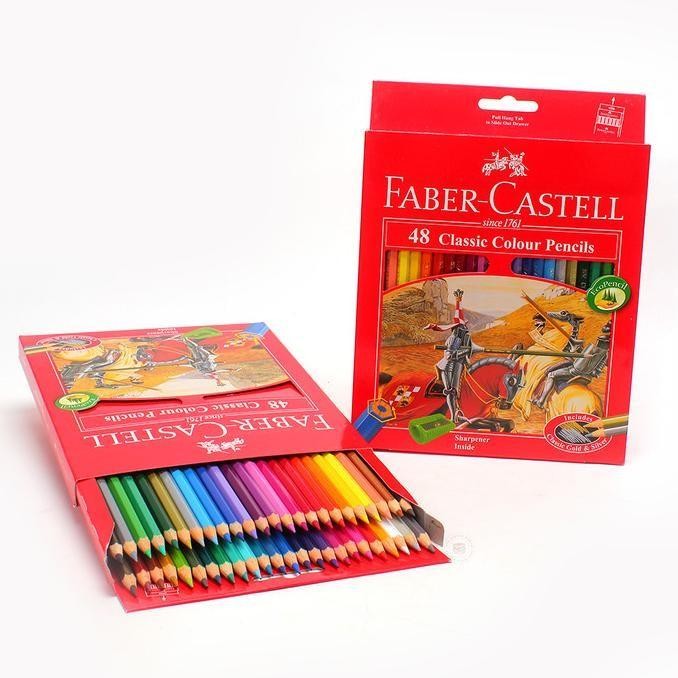 

Pensil Warna Faber Castell 48 Warna Panjang Classic #Gratisongkir