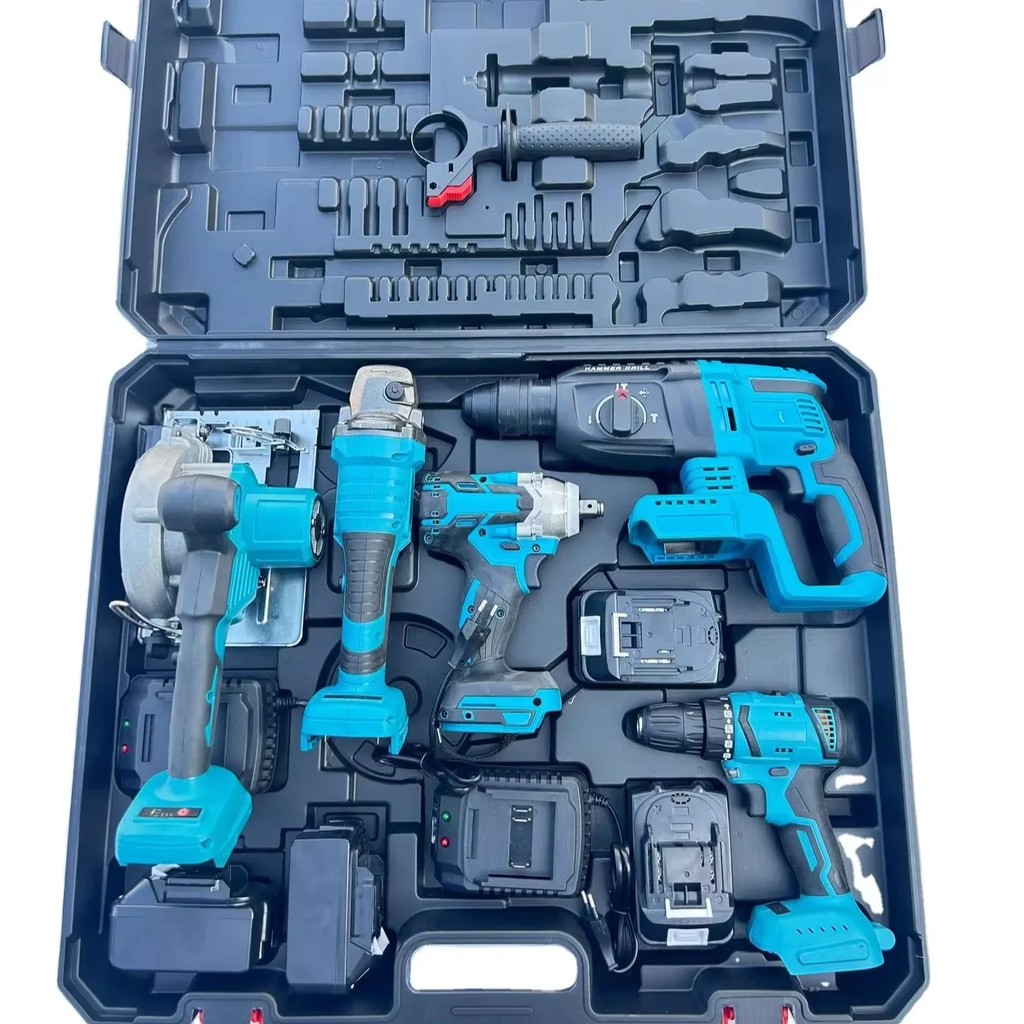 IMPORT FOR 5 PCS MAKITA POWER TOOLS CORDLESS WITH MECHANICAL TOOL BOX COMBO SET MAKITA DRILL