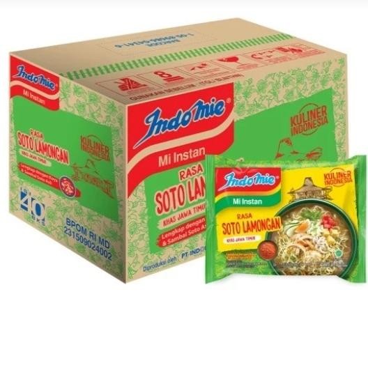 

Ready Indomie Mi Instan Soto Lamongan Dg Koya & Sambal 1 Karton / 1 Dus.