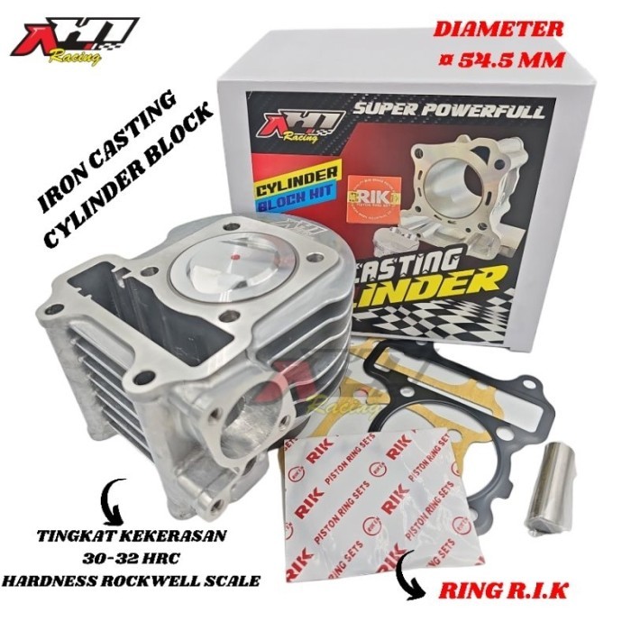 BLOK SEHER BORE UP AH1 RACING BEAT Fi SCOOPY Fi VARIO 110 Fi SPACY Fi