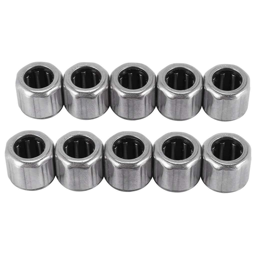 Newest 10Pcs Needle Bearing HF081412 Outer Ring Octagon One-Way Needle Roller Bearing 8X14X12mm for 
