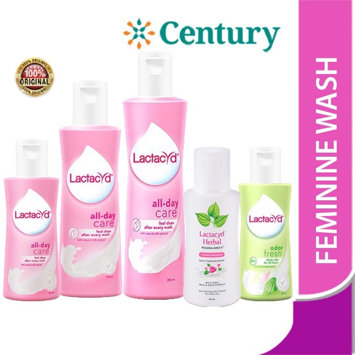 Lactacyd Feminine Hygiene 60ml / Lactacyd Herbal Clean / Lactacyd Odor Fresh