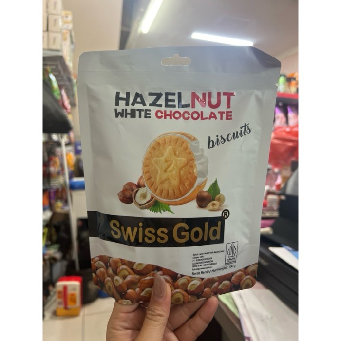 

PastikanTerjaminMutunya- Swiss Gold Hazelnut Chocolate Biscuits Swiss Gold Hazelnut White Chocolate Biscuits