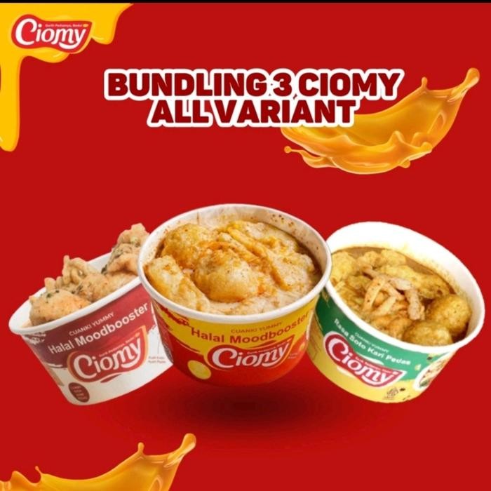 

PastikanTerjaminMutunya- CIOMY 3 VARIANT COCOK SEMUA RASA