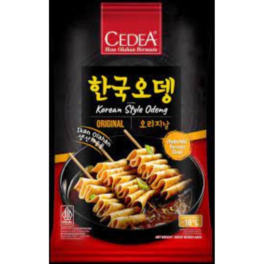 

PastikanTerjaminMutunya- Cedea Korean Odeng Original / Spicy 480gr