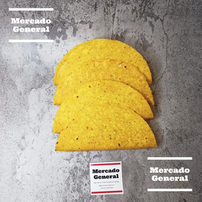 

PastikanTerjaminMutunya- Yellow Corn Taco Shell Small 12 cm / 4.5 ", 10 pcs