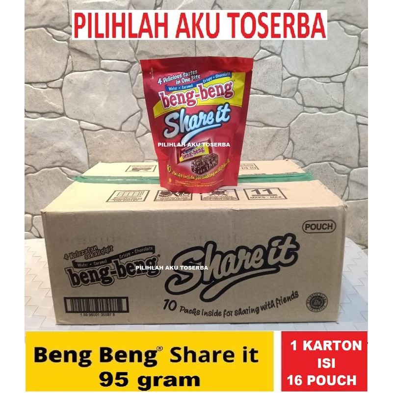 

PastikanTerjaminMutunya- Beng Beng Share It Pouch 95 gr - ( HARGA 1 DUS ISI 16 POUCH )