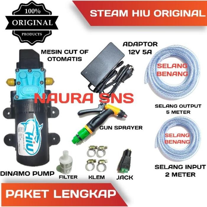 Ready High pressure Set steam Hiu / Alat cuci motor / Mobil / Dinamo pompa